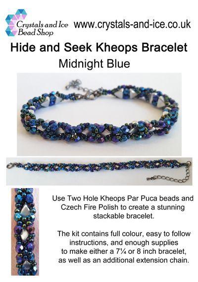 Hide and Seek Kheops Bracelet Kit - Midnight Blue