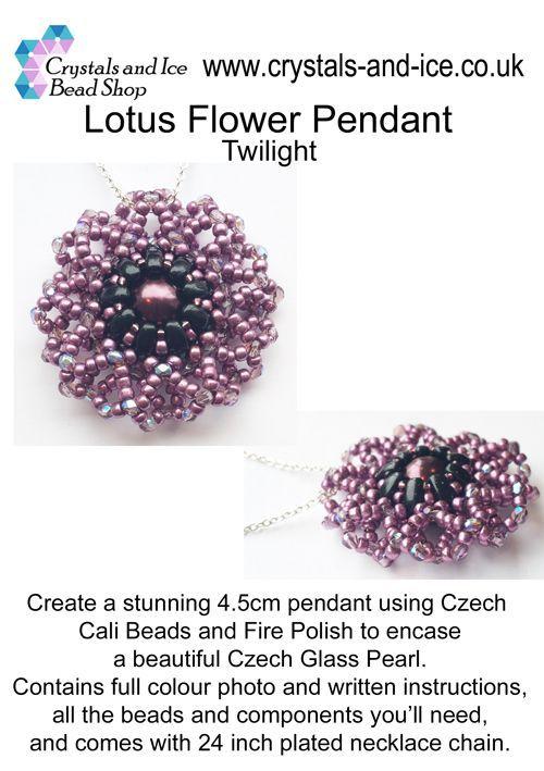 Lotus Flower Pendant Kit - Twilight