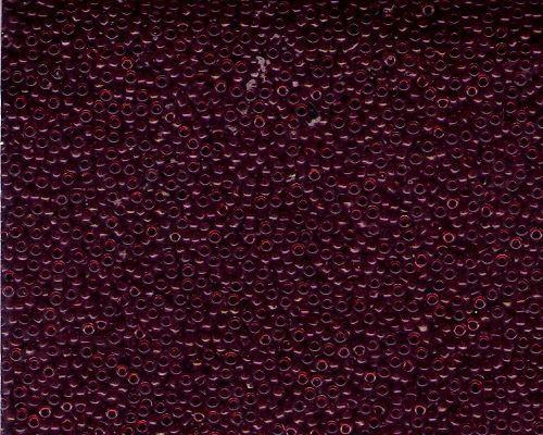Miyuki Seed Beads 15/0 in Dark Red Transparent