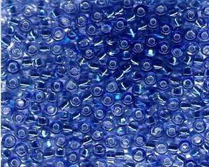 Miyuki Seed Beads 6/0 in Sapphire Blue Trans. Silver Lined