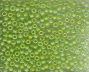 Miyuki Seed Beads 6/0 in Lime Green AB