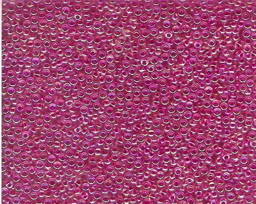 Miyuki Seed Beads 11/0 in Fuchsia/Gold Rainbow