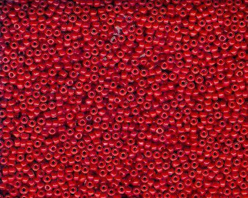 Miyuki Seed Beads 11/0 in Red Opaque
