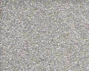 Miyuki Seed Beads 15/0 in Clear Trans. Silver Lined