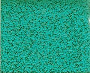 Miyuki Delica in Turquoise Opaque Semi Matte