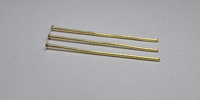 25mm Medium Headpin in Gold Plate
