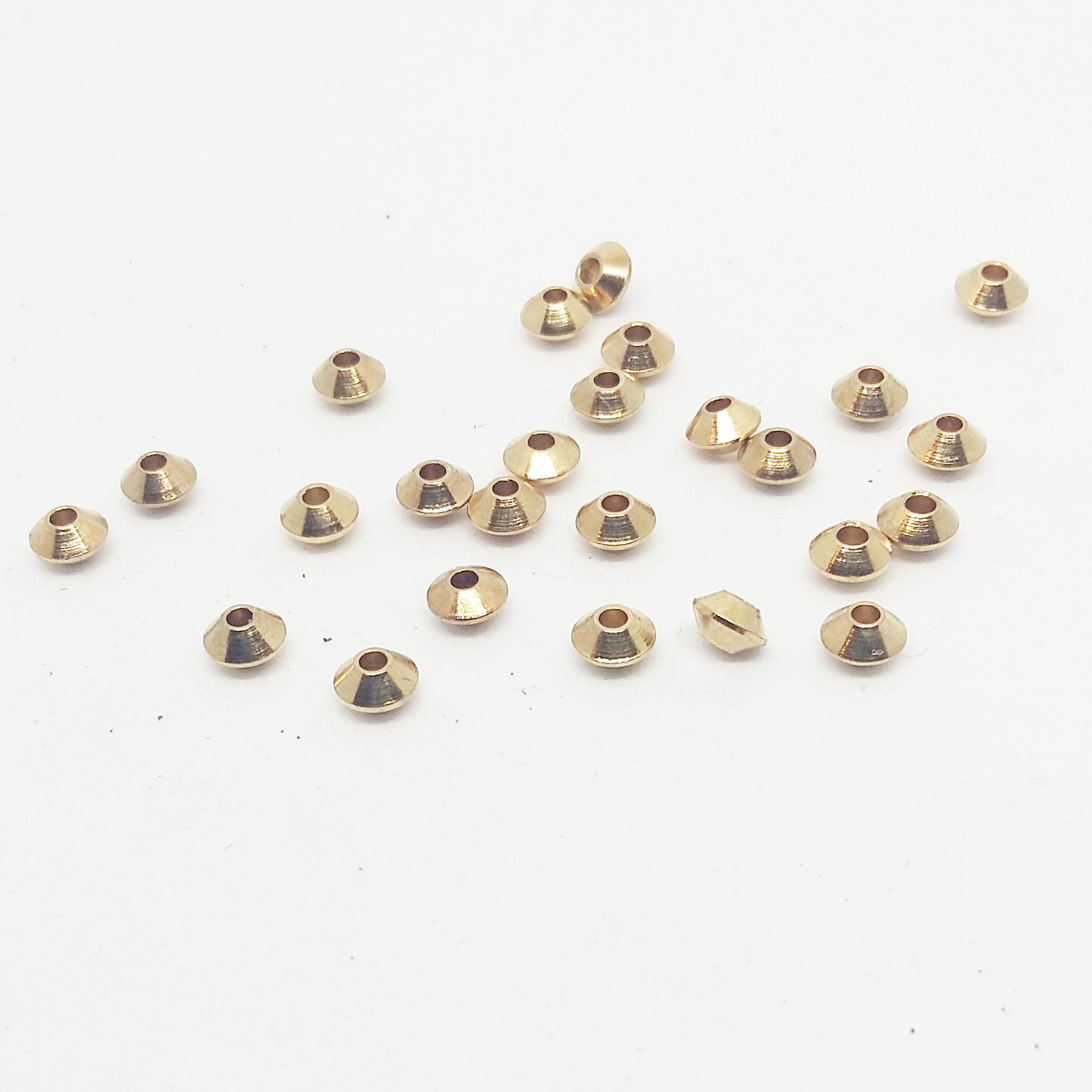 3mm Bicone - Gold Plated
