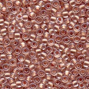 Miyuki Seed Beads 6/0 in Inside Dyed Pearlised Light Pink