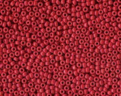 Miyuki Seed Beads 8/0 in Dark Red Opaque