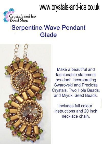 Serpentine Wave Pendant - Glade