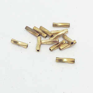 5mm Twisted Heshi - Gold Plated