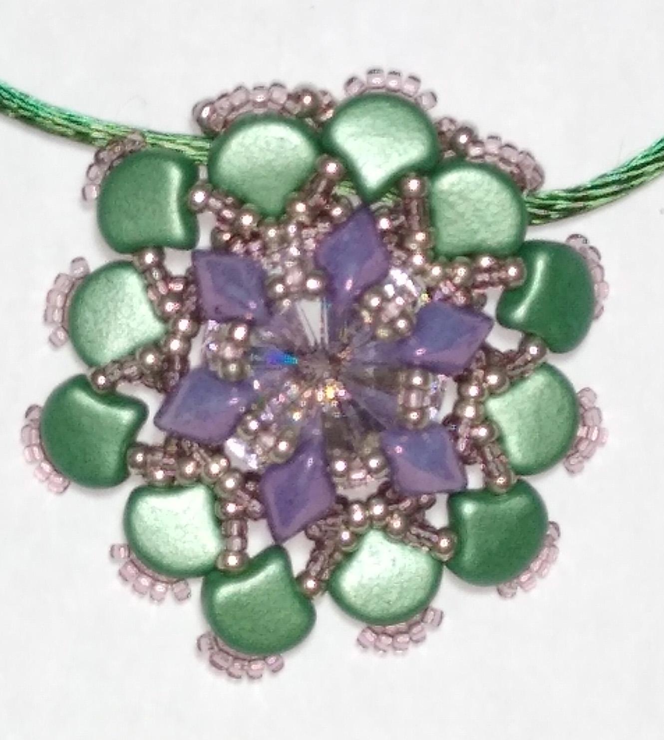 Rosella Pendant Kit - Vega Purple and Green