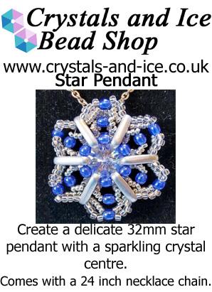 Star Pendant Kit - Blue and Silver