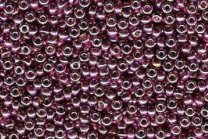 Miyuki Seed Beads 11/0 in Hot Pink Duracoat Galvanised