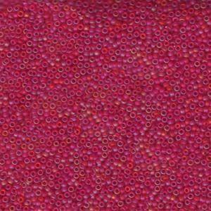 Miyuki Seed Beads 11/0 in Matte Light Red AB