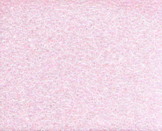 Miyuki Delica in Light Pink Transparent AB