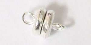 6mm Magnetic Clasp in Silver Plated