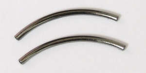 20mm Curved Tube - Black Plated