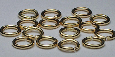 4mm Jump Ring in Gold Plate