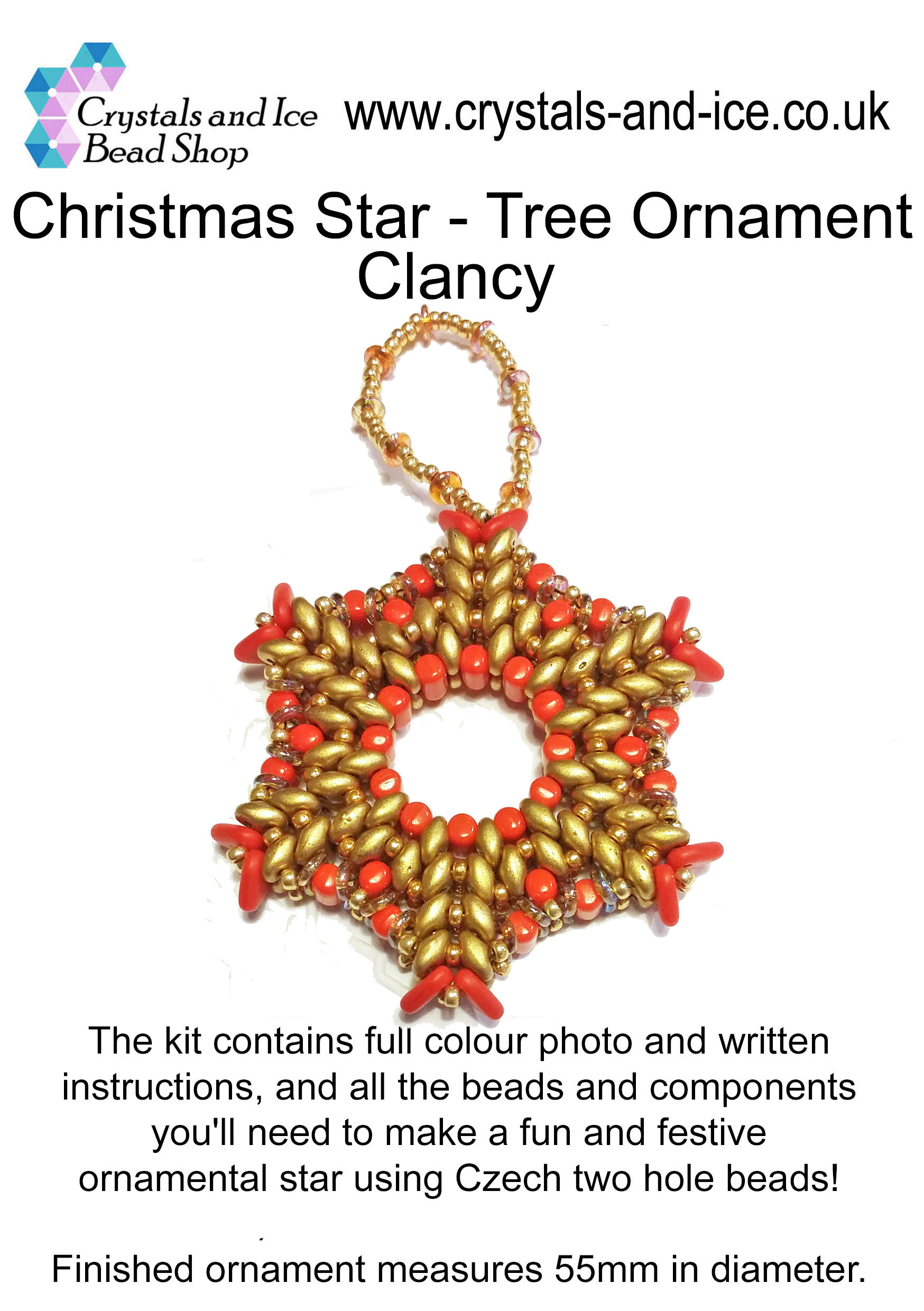 Christmas Star - Tree Ornament (Clancy)