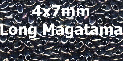 4mm x 7mm Miyuki Long Magatama