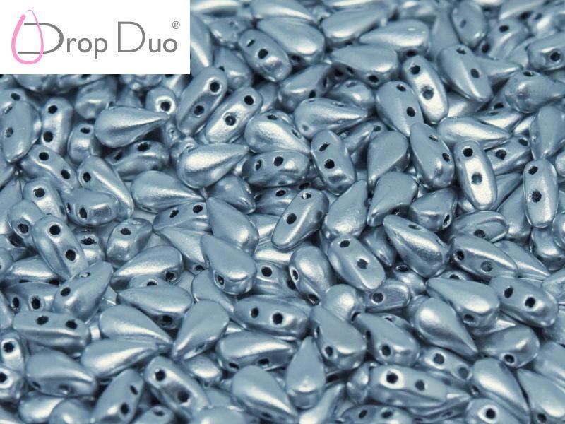3x6mm DropDuo - Aluminium Silver
