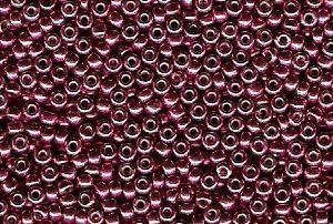 Miyuki Seed Beads 11/0 in Light Cranberry Duracoat Galvanised