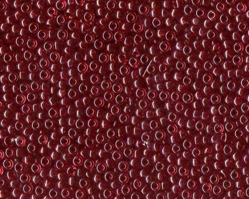 Miyuki Seed Beads 8/0 in Dark Red Transparent