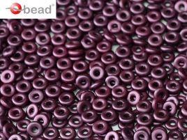 2x4mm O Bead in Pastel Bordeaux