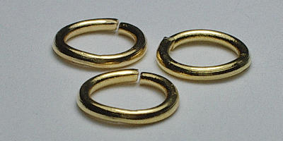 7.5mm Jump Ring in Gold Plate
