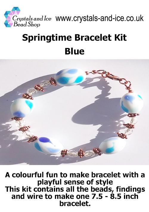 Springtime Bracelet Kit - Blue