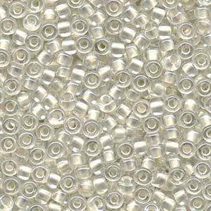 Miyuki Seed Beads 6/0 in Inside Dyed Pearlised White