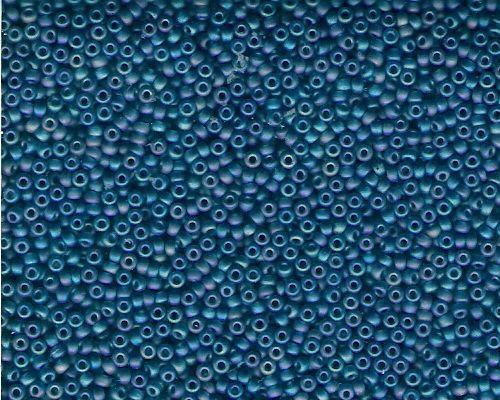 Miyuki Seed Beads 11/0 in Dark Turquoise Trans. Matte AB
