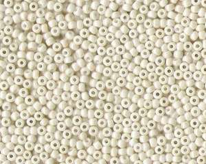 Miyuki Seed Beads 8/0 in Eggshell Opaque Lustre