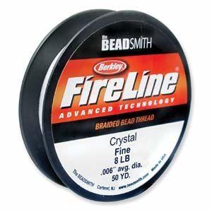 FireLine Braided Bead Thread - Crystal (8LB) (0.009 inch)