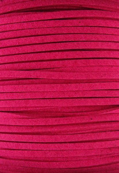 3mm Faux Suede in Fuchsia