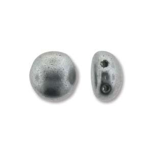 12mm Czech Candy Beads - Aluminium Bronze