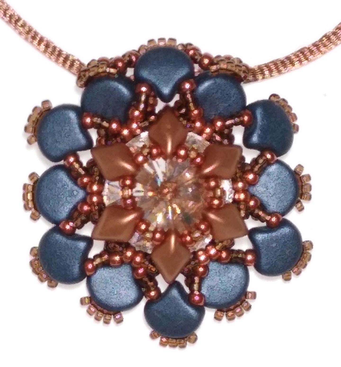 Rosella Pendant Kit - Copper and Blue