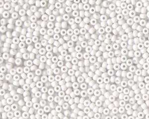 Miyuki Seed Beads 8/0 in White Opaque