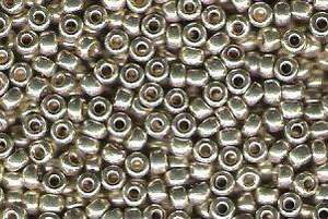 Miyuki Seed Beads 8/0 in Silver Duracoat Galvanised
