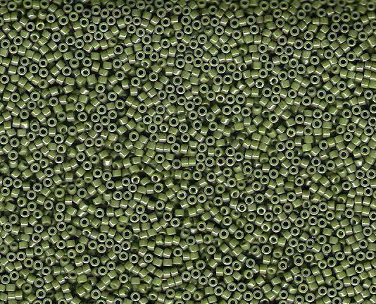Miyuki Delica in Aloe Green Opaque Lustre