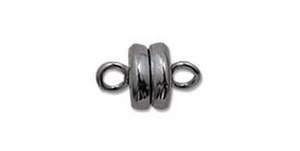 6mm Magnetic Clasp in Black Plate