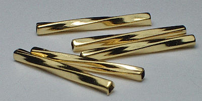 12mm Twist - Gold Plated