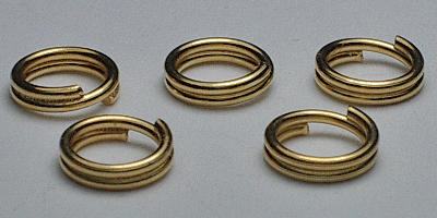 5mm Split Ring in Gold Plate