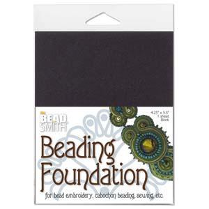 BeadSmith Beading Foundation - Black (4.25x5.5 Inch Sheet)