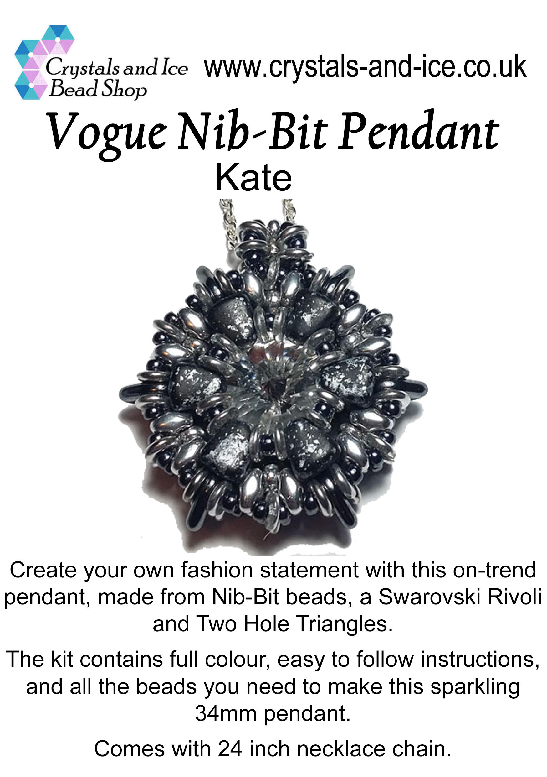 Vogue Nib-Bit Pendant Kit - Kate
