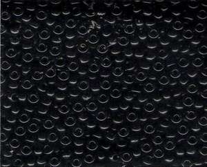 Miyuki Seed Beads 6/0 in Black Opaque