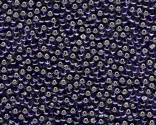 Miyuki Seed Beads 8/0 in Cobalt Blue Trans. Silver Lined