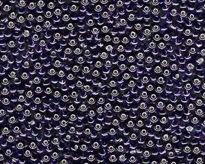 Miyuki Seed Beads 8/0 in Cobalt Blue Trans. Silver Lined