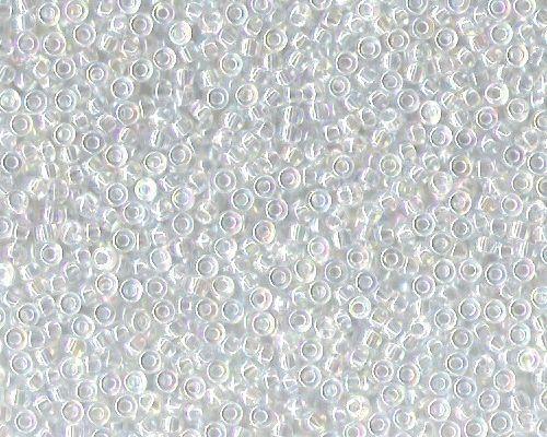 Miyuki Seed Beads 8/0 in Clear Transparent AB